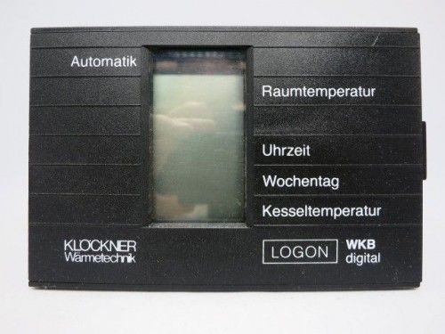 Klöckner Logon WKB digital heating controller