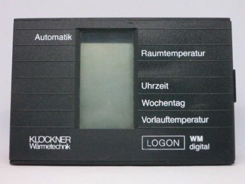 Klöckner Logon WM digital heating controller